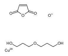 Sulfuric acid copper(2++) salt (1:1), polymer with 2,5-furandione and oxybis[propanol] structure