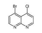 4-bromo-5-chloro-1,8-naphthyridine结构式