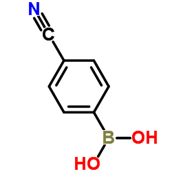4-氰基苯硼酸结构式