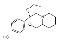 3-ethoxy-3-phenyl-4,6,7,8,9,9a-hexahydro-1H-pyrido[2,1-c][1,4]oxazine,hydrochloride结构式