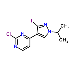 2-氯-4-[3-碘-1-(1-甲基乙基)-1H-吡唑-4-基]嘧啶图片