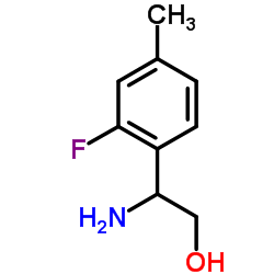 2-Amino-2-(2-fluoro-4-methylphenyl)ethanol Structure