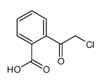 Benzoic acid, 2-(chloroacetyl)- (9CI) structure