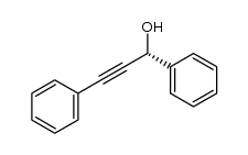 (+)-(1R)-1,3-diphenylprop-2-yn-1-ol结构式