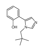 2-[3-(2,2-dimethylpropyl)imidazol-4-yl]phenol结构式
