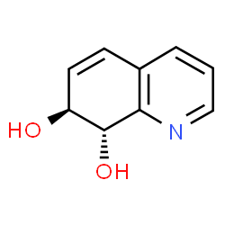 TRANS-7,8-DIHYDROXY-7,8-DIHYDROQUINOLINE结构式