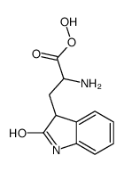 2-amino-3-(2-oxo-1,3-dihydroindol-3-yl)propaneperoxoic acid Structure