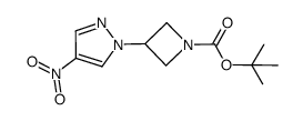 tert-butyl3-(4-nitro-1H-pyrazol-1-yl)azetidine-1-carboxylate structure