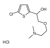 1-(5-chlorothiophen-2-yl)-2-[2-(dimethylamino)ethoxy]ethanol,hydrochloride Structure