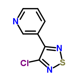 3-(4-Chloro-1,2,5-thiadiazol-3-yl)pyridine structure