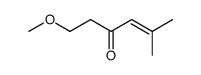 2-methyl-6-methoxy-2-hexen-4-one结构式