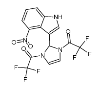 1,3-bis(trifluoroacetyl)-2-(4-nitro-3-indolyl)-4-imidazoline Structure