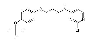 2-chloro-N-(3-(4-(trifluoromethoxy)phenoxy)propyl)pyrimidin-4-amine Structure