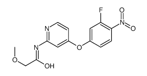 N-[4-(3-fluoro-4-nitrophenoxy)pyridin-2-yl]-2-methoxyacetamide结构式