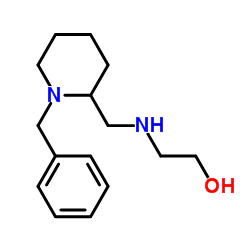 2-{[(1-Benzyl-2-piperidinyl)methyl]amino}ethanol结构式