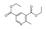 diethyl 2-methylpyridine-3,5-dicarboxylate Structure