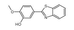 5-(benzo[d]thiazol-2-yl)-2-methoxyphenol结构式
