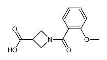 1-(2-Methoxybenzoyl)Azetidine-3-Carboxylic Acid Structure