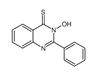 3-hydroxy-2-phenylquinazoline-4-thione结构式
