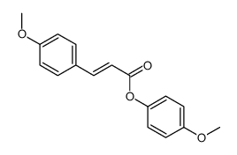 (4-methoxyphenyl) 3-(4-methoxyphenyl)prop-2-enoate结构式
