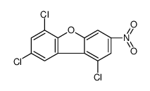 1,6,8-trichloro-3-nitrodibenzofuran结构式