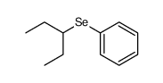 1-ethylpropyl phenyl selenide Structure