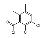 2,3-dichloro-5,6-dimethylbenzoyl chloride Structure