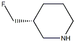 (3R)-3-(fluoromethyl)piperidine Structure