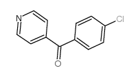 4-(4-chlorobenzoyl)pyridine structure