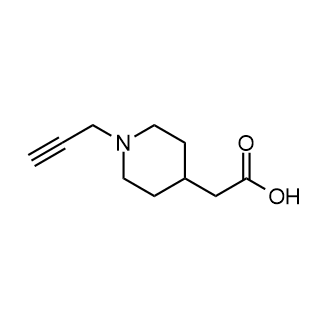 2-(1-(Prop-2-yn-1-yl)piperidin-4-yl)aceticacid structure