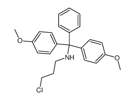 3-chloro-N-4,4'-dimethoxytritylpropanamine结构式