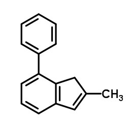 2-Methyl-7-phenylindene Structure