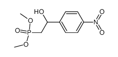 dimethyl (RS)-2-hydroxy-2-(4-nitrophenyl)ethylphosphonate结构式