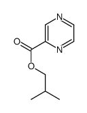 2-methylpropyl pyrazine-2-carboxylate Structure