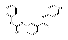 phenyl N-[3-(pyridin-4-ylcarbamoyl)phenyl]carbamate Structure
