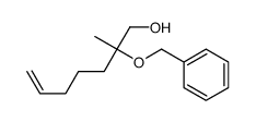 (2S)-2-methyl-2-phenylmethoxyhept-6-en-1-ol Structure