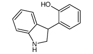 2-(2,3-dihydro-1H-indol-3-yl)phenol Structure