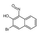 3-bromo-1-nitrosonaphthalen-2-ol结构式
