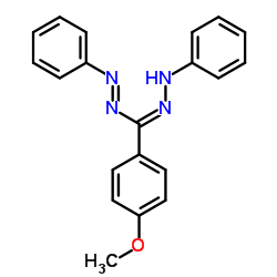 1,5-二苯基-3-(4-甲氧苯基)甲结构式