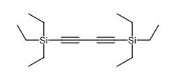 triethyl(4-triethylsilylbuta-1,3-diynyl)silane Structure