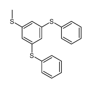 1-methylsulfanyl-3,5-bis(phenylsulfanyl)benzene结构式