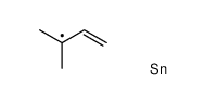 trimethyl(3-methylbut-2-enyl)stannane Structure