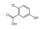 2-chloro-5-mercapto-benzoic acid Structure