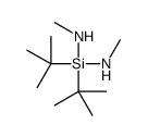 N-[ditert-butyl(methylamino)silyl]methanamine Structure