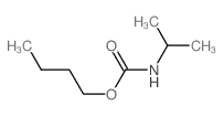 Carbamic acid,(1-methylethyl)-, butyl ester (9CI) Structure