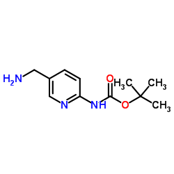 2-(Boc-amino)-5-(aminomethyl)pyridine Structure
