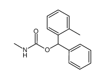 methylcarbamic acid o-tolyl-(phenyl)methyl ester结构式