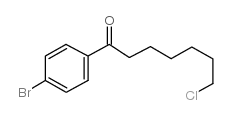 1-(4-BROMOPHENYL)-7-CHLORO-1-OXOHEPTANE结构式