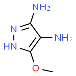 1H-Pyrazole-3,4-diamine,5-methoxy-(9CI) Structure