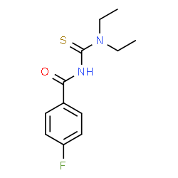 N-[(diethylamino)carbonothioyl]-4-fluorobenzamide结构式